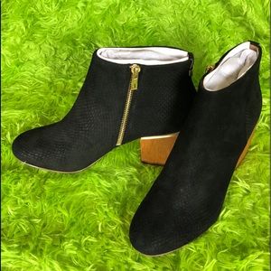 Calvin Klein Suede Jenna Booties